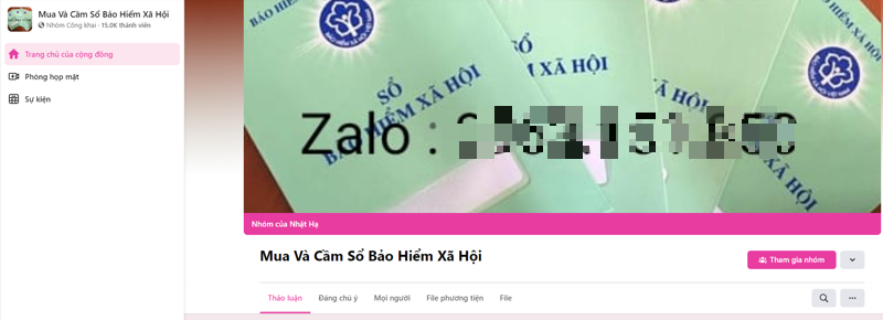 Cảnh báo tình tình trạng mua bán, cầm cố sổ BHXH trên mạng - Ảnh 1.