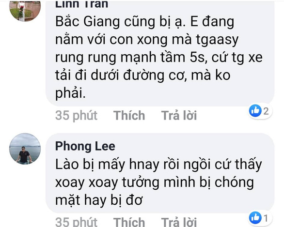 Động đất ở Cao Bằng, dân Hà Nội cũng thấy rung lắc 