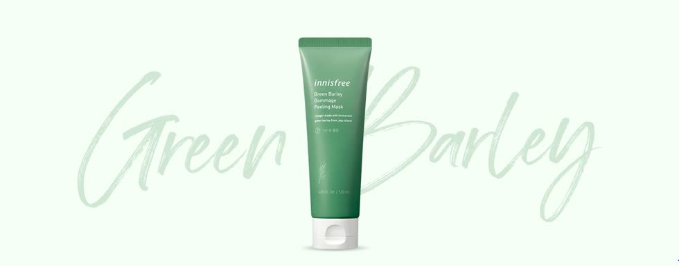 Innisfree Green Barley Gommage Peeling Mask.