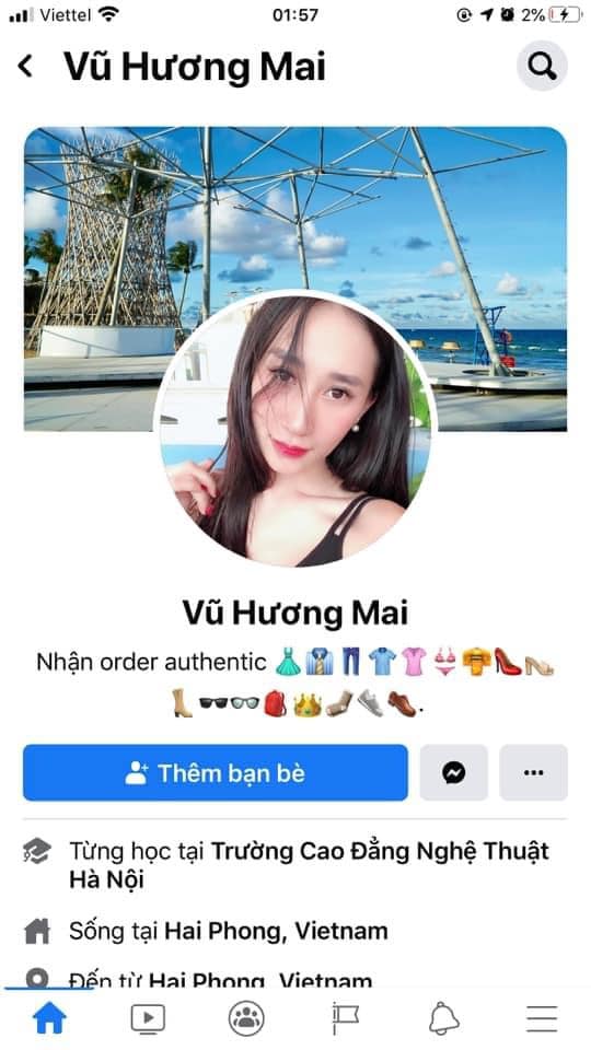 Facebook người phụ nữ. 