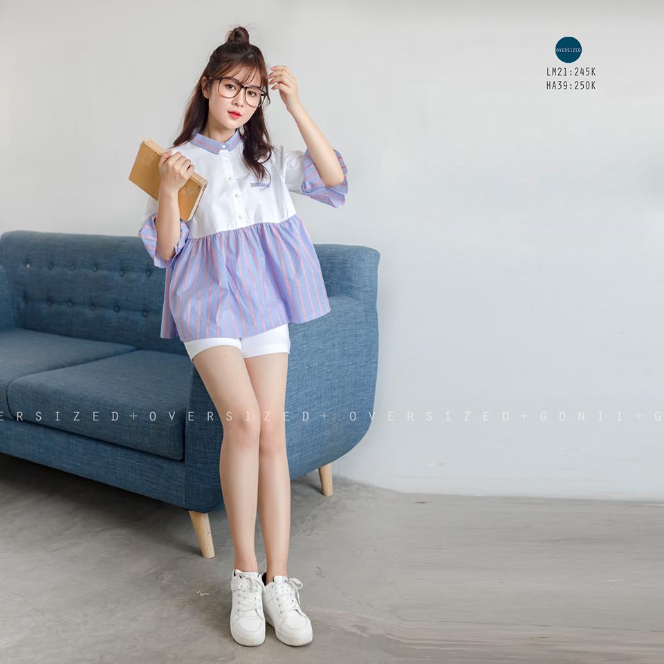 Áo baby doll vừa trẻ trung nhưng cũng hết sức nữ tính.