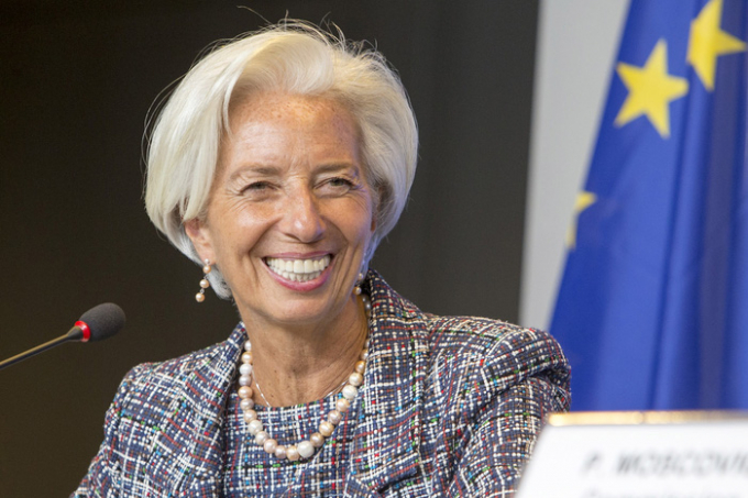   Bà Christine Lagarde đứng thứ 2 trong danh sách  