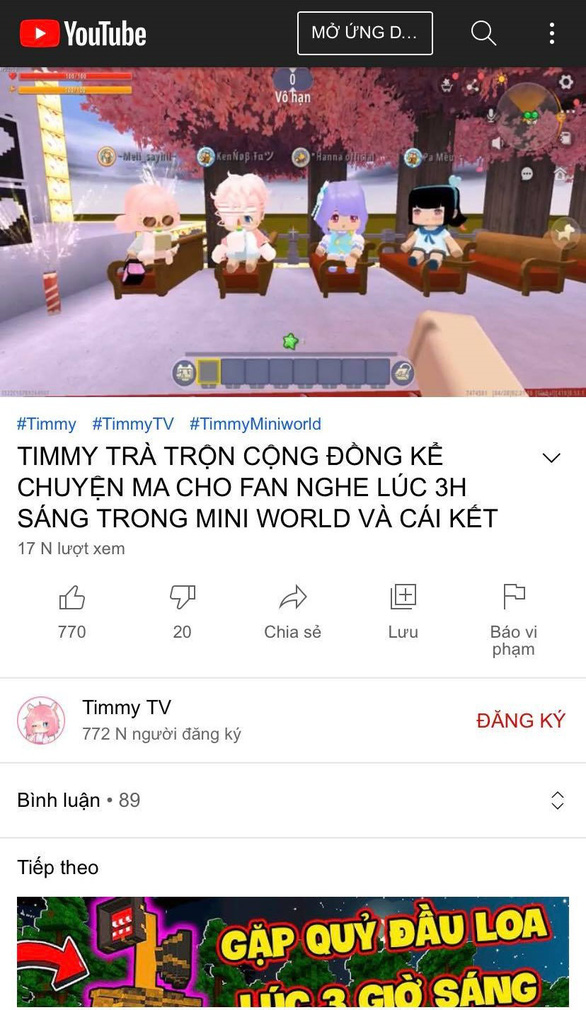 Thêm một kênh Youtube độc hại cho trẻ em bị đề nghị xóa bỏ