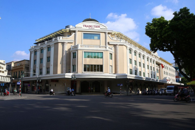 Nay đã là Trung tâm thương mại Tràng Tiền Plaza.