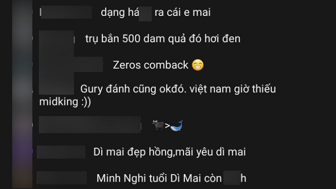 Những nội dung chat mang tính quấy rối, nhạy cảm với MC Remind