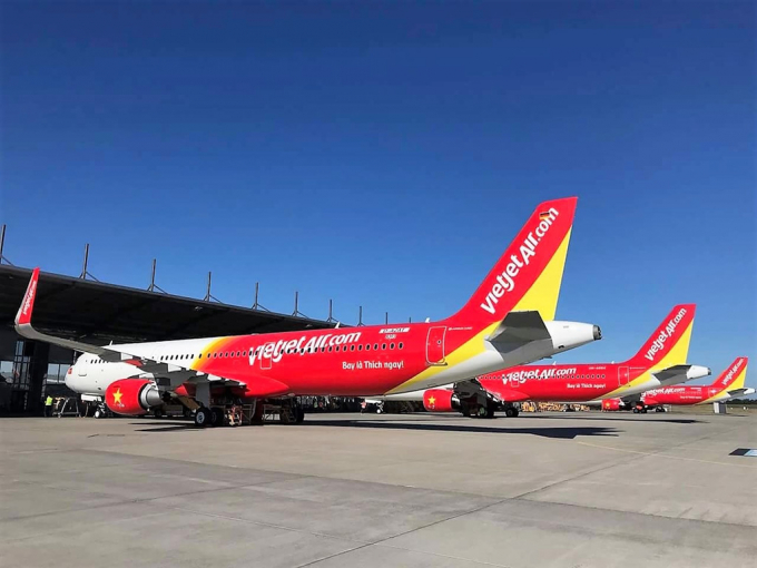 Vietjet tiếp tục điều chỉnh khai thác bay do hưởng của bão số 5