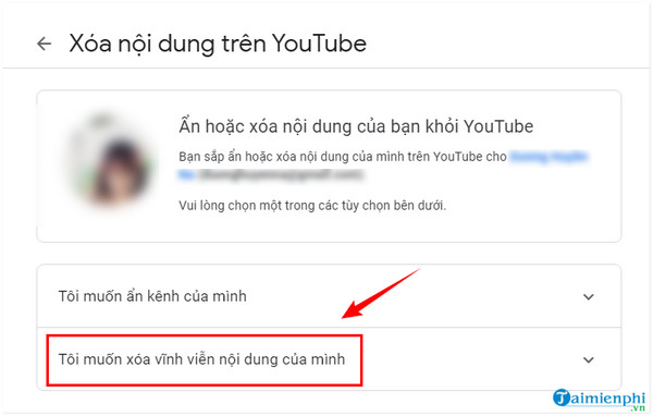 Cách ẩn tạm thời hoặc xóa kênh YouTube  