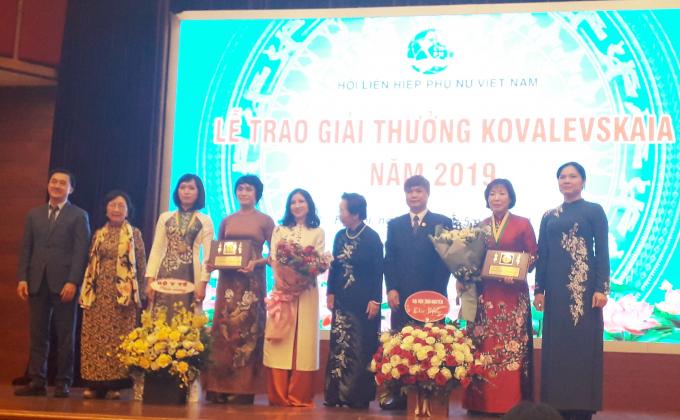 Các cá nhân và tập thể được trao tặng giải thưởng Kovalevskaia 2019