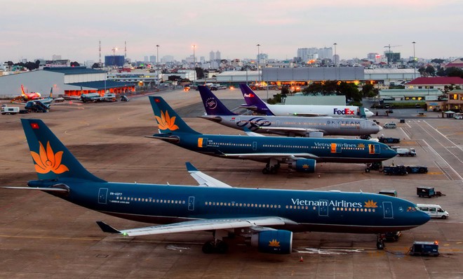 Kiểm toán nghi ngờ khả năng hoạt động liên tục của Vietnam Airlines. Ảnh:  VNA .