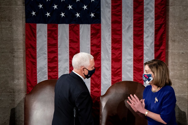 Chủ tịch Hạ viện Nancy Pelosi muốn Phó tổng thống Mike Pence sử dụng Tu chính án thứ 25 vì đó là cách nhanh nhất để tước quyền tổng thống của ông Trump