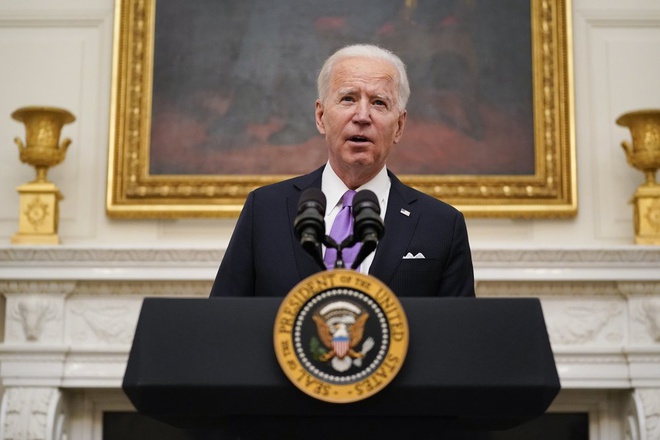           Tổng thống Mỹ Joe Biden. Ảnh: AP.          