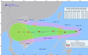 Bão số 4 giật cấp 11, hướng vào Biển Đông