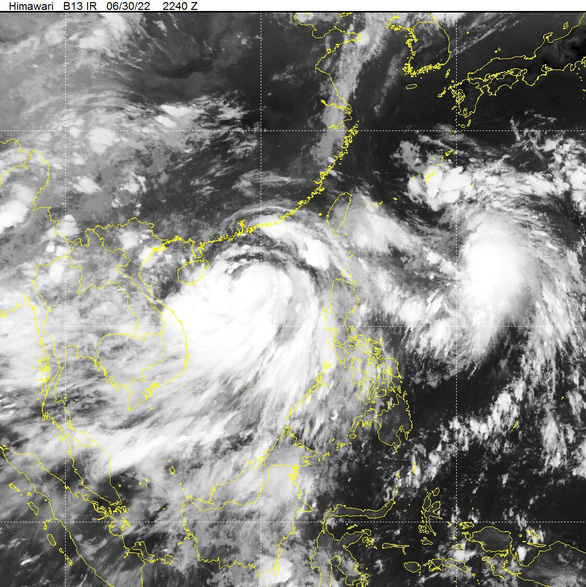 Bão số 1 giật cấp 12 di chuyển theo hướng Tây Bắc, khả năng mạnh thêm