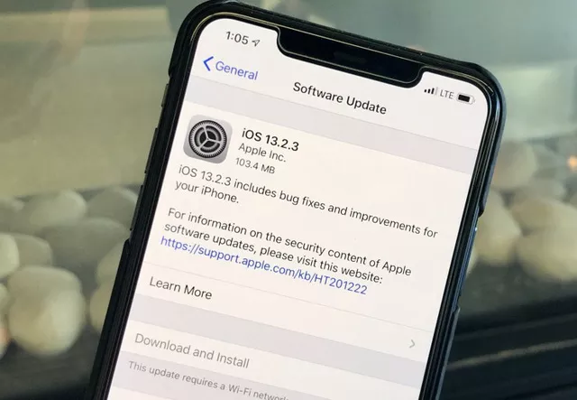 Apple lại tiếp tục phát hành bản cập nhật iOS 13.2.3