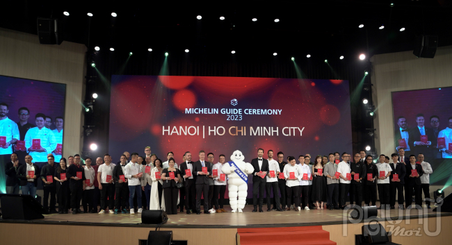 70 nhà hàng Michelin Selected (nhà hàng do Michelin Guide đề xuất) đã được công bố