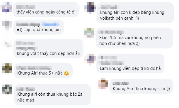 Thiết kế tệ hại của Khung vệ thần đã khiến cư dân mạng cảm thấy thất vọng.