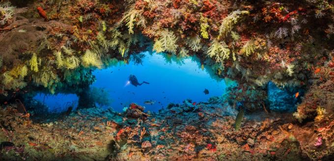   Giành Á quân trong hạng mục góc rộng là bức ảnh của nhiếp ảnh gia Oleg Gaponyuk (Nga) chụp tại Maldives.  