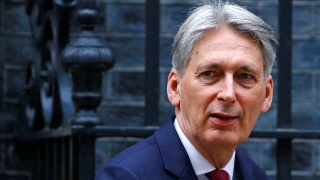 Bộ trưởng Tài chính Anh Philip Hammond.