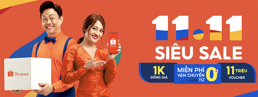 Tiki, Lazada, Shopee và Sendo sale gì trong ngày 11/11?