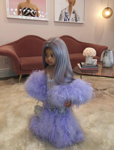   Stormi Webster, mẹ của Kylie Jenner, nổi bật tại Met Gala 2019.  