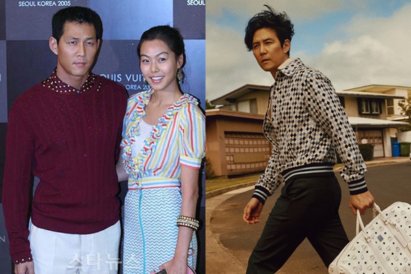 Kim Min Hee và tình cũ Lee Jung Jae.