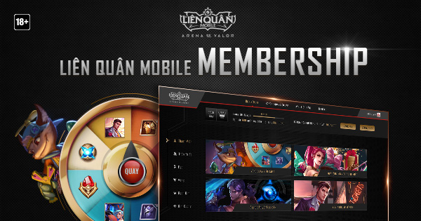   Liên quân membership là một trang web tính năng lâu đời của tựa game “quốc dân”.  