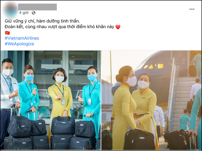 Nhân viên Vietnam Airlines đồng loạt treo hashtag #WeApologize xin lỗi cộng đồng