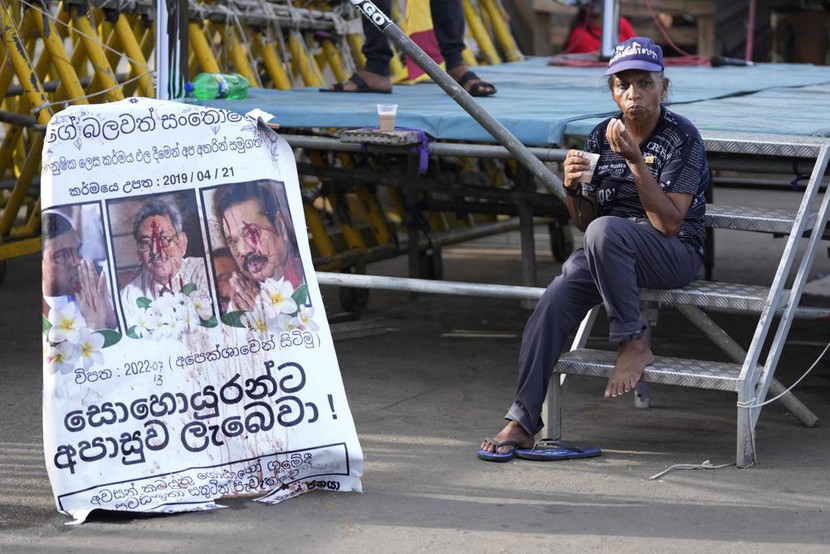 Thủ tướng Sri Lanka tuyên thệ nhậm chức tổng thống lâm thời - Ảnh 5.