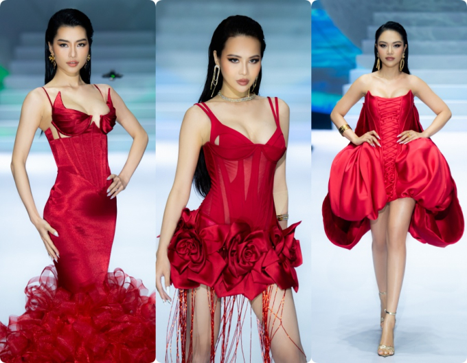 3 mỹ nhân cạnh tranh vương miện HHHV Việt Nam khoe body nóng bỏng trên sàn catwalk