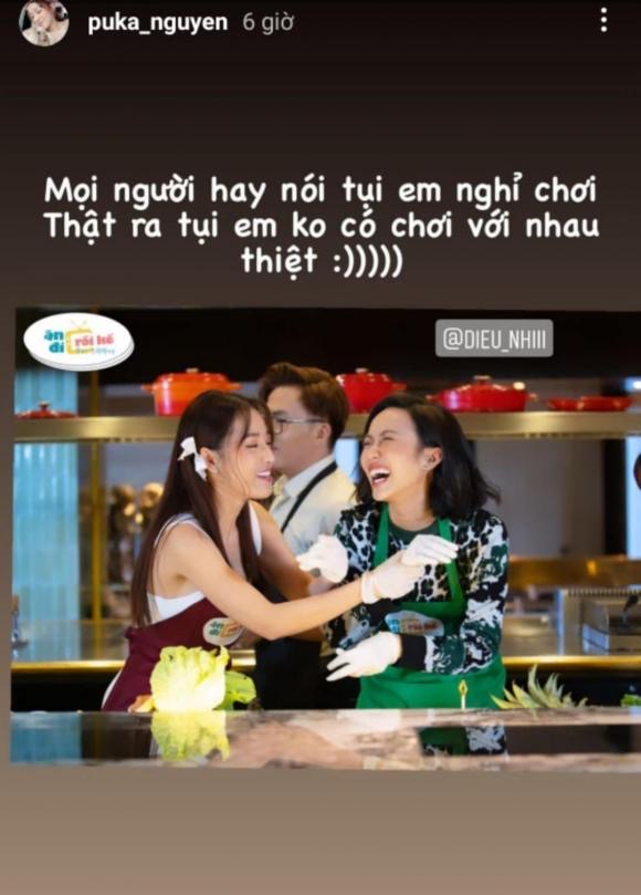 Puka từng thẳng thắn lên tiếng khi vướng tin nghỉ chơi với Diệu Nhi