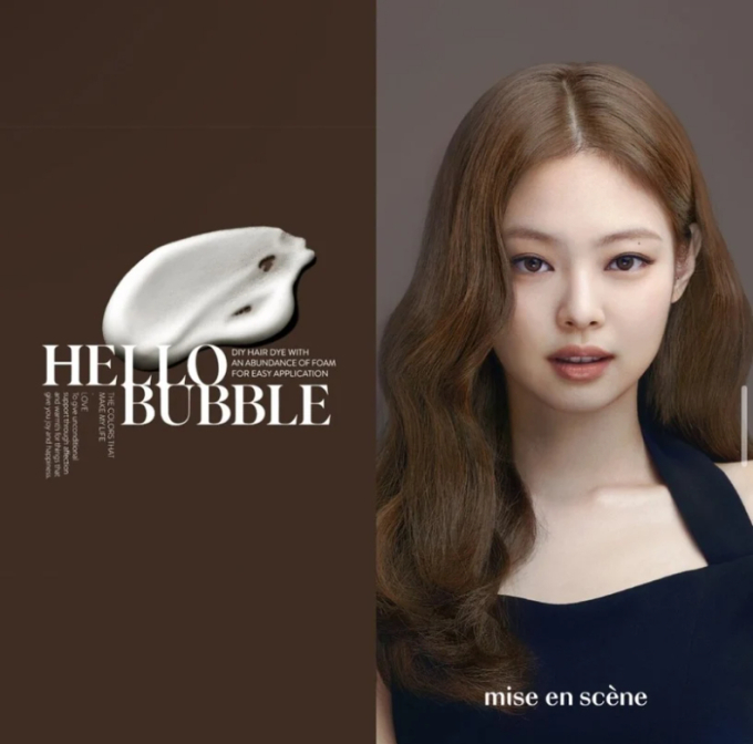   Thuốc gội nhuộm tóc dạng bọt Mise En Scene Hello Bubble Foam Color - Giá 148k  