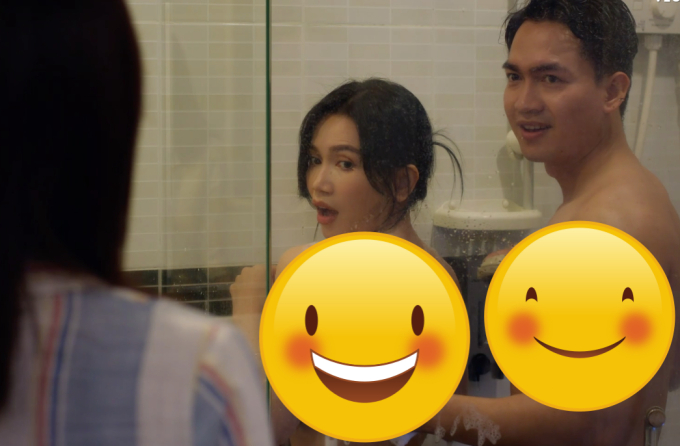 Vừa bước vào nhà vệ sinh, Nhật Phương đã thấy cảnh không nên thấy
