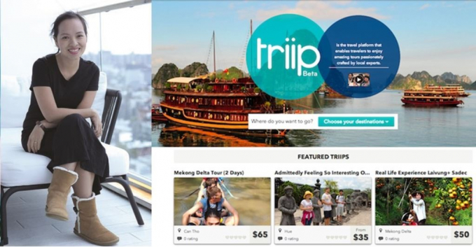 Thúy Hà và ứng dụng Triip.me (nay đổi tên là Triip)