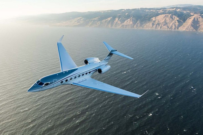 Chiếc chuyên cơ Gulfstream G650. Ảnh: Gulstream