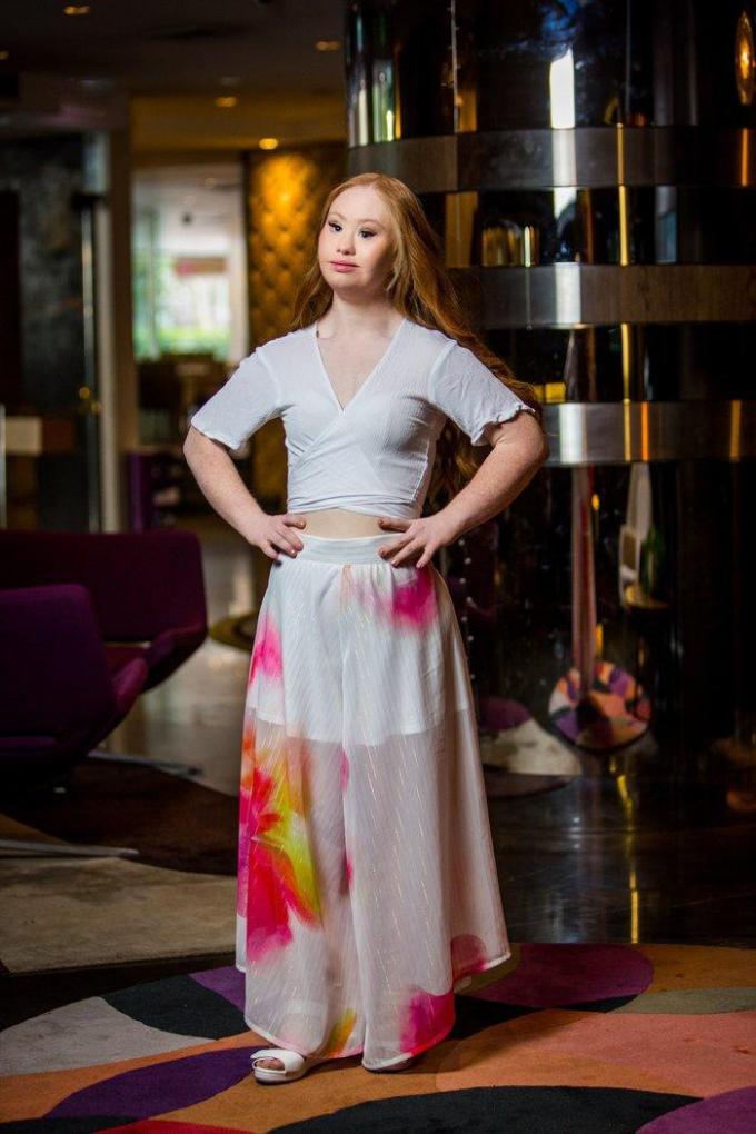 Madeline Stuart luôn tự tin với vai trò là người mẫu.