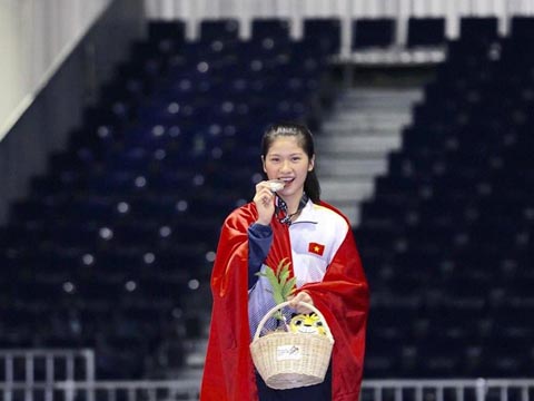 Nhan sắc xinh đẹp của các VĐV nữ đoàn thể thao Việt Nam ở SEA Games 30 