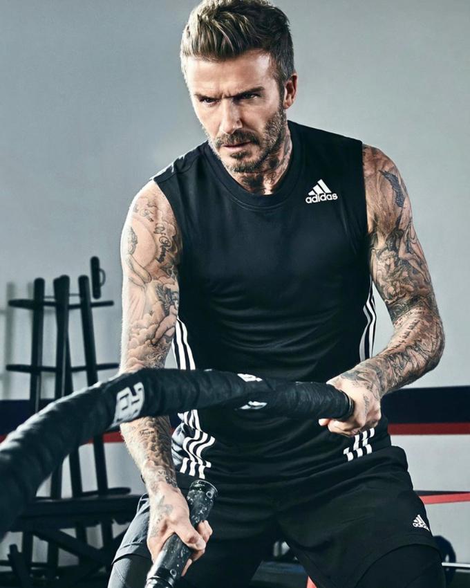 David Beckham khoe body hoàn hảo ở tuổi 46: 