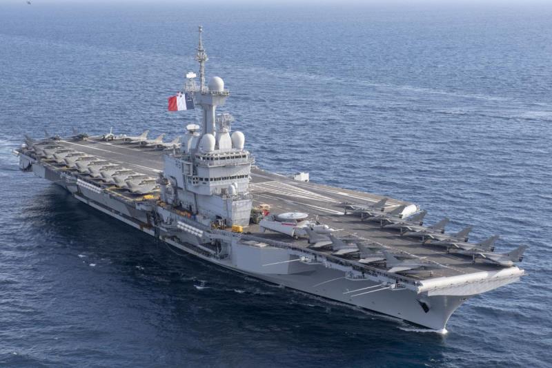 Tàu sân bay Pháp, Charles De Gaulle. Ảnh: French Navy.