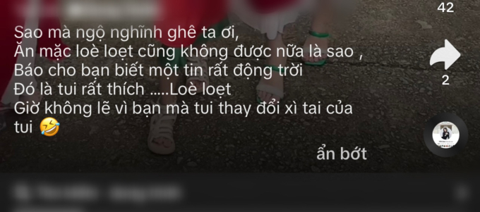 Cô Phạm Thị Gấm thẳng thắn lên tiếng cho biết đấy là phong cách của mình