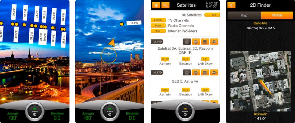   Nếu bạn đang có ý định lắp đặt các thiết bị sử dụng kết nối với ăng-ten vệ tinh thì ứng dụng SatFinder Pro sẽ giúp bạn thực hiện các thao tác đó một cách chính xác và mang lại chất lượng thu tín hiệu cao nhất.  