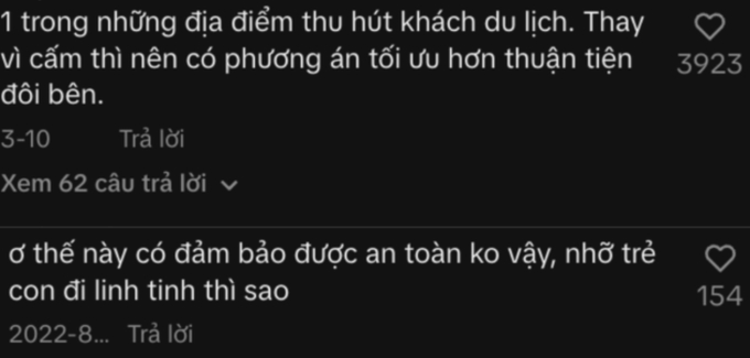   Một số bình luận e ngại của các bạn trẻ khi xem được những video với cà phê đường tàu. (Ảnh chụp màn hình)  