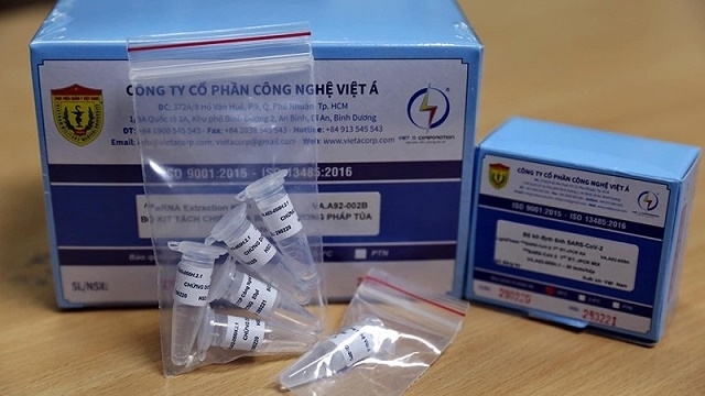 Bộ kit test Covid-19 Made in Vietnam.