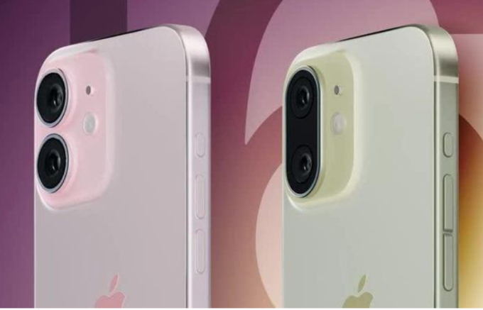 Cụm camera iPhone 16 với hai ống kính được thiết kế dạng dọc tương tự iPhone 12