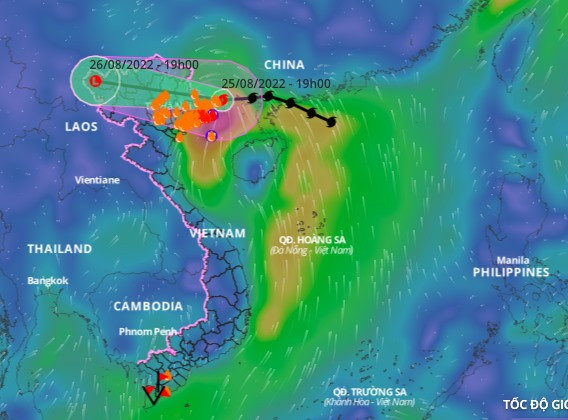 Bão Ma-on suy yếu thành áp thấp, Bắc Bộ mưa lớn - Ảnh 1.