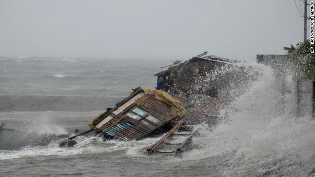 Siêu bão Hải Yến (Haiyan), một trong những cơn bão mạnh nhất trong lịch sử thế giới. Nguồn: 24h.com.vn