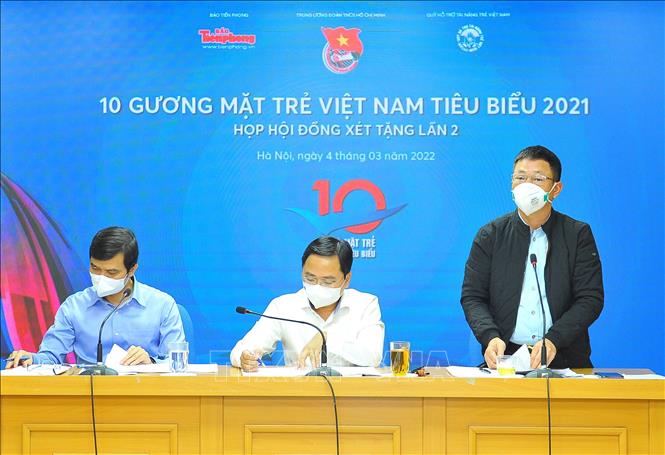 Công bố 10 gương mặt trẻ Việt Nam tiêu biểu năm 2021