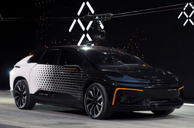 Faraday Future FF91 tại CES 2017.