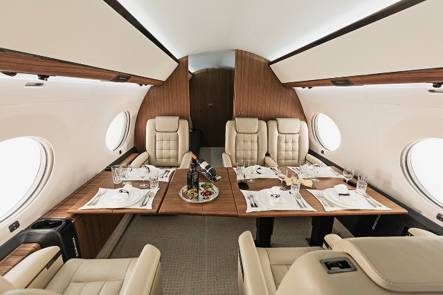 Cabin G650ER - dòng chuyên cơ mà Sun Air sẽ đưa về khai thác tại Việt Nam