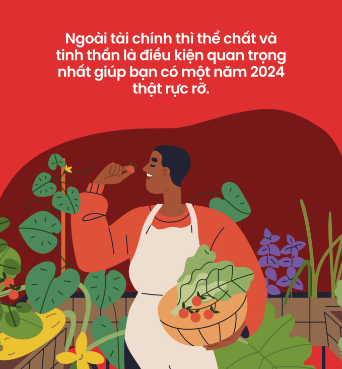 Chào 2024: Dám làm nhiều thứ, quản lý tiền tốt hơn và yêu chính mình, thời điểm thích hợp nhất chính là hôm nay!