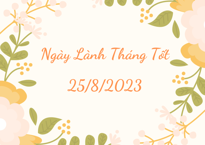 Xem ngày lành tháng tốt 25/8/2023: Nên nghỉ ngơi, lên kế hoạch công việc